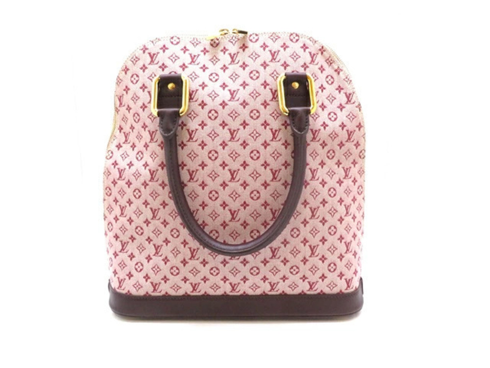 LOUIS VUITTON Alma O Mono Cherry Red